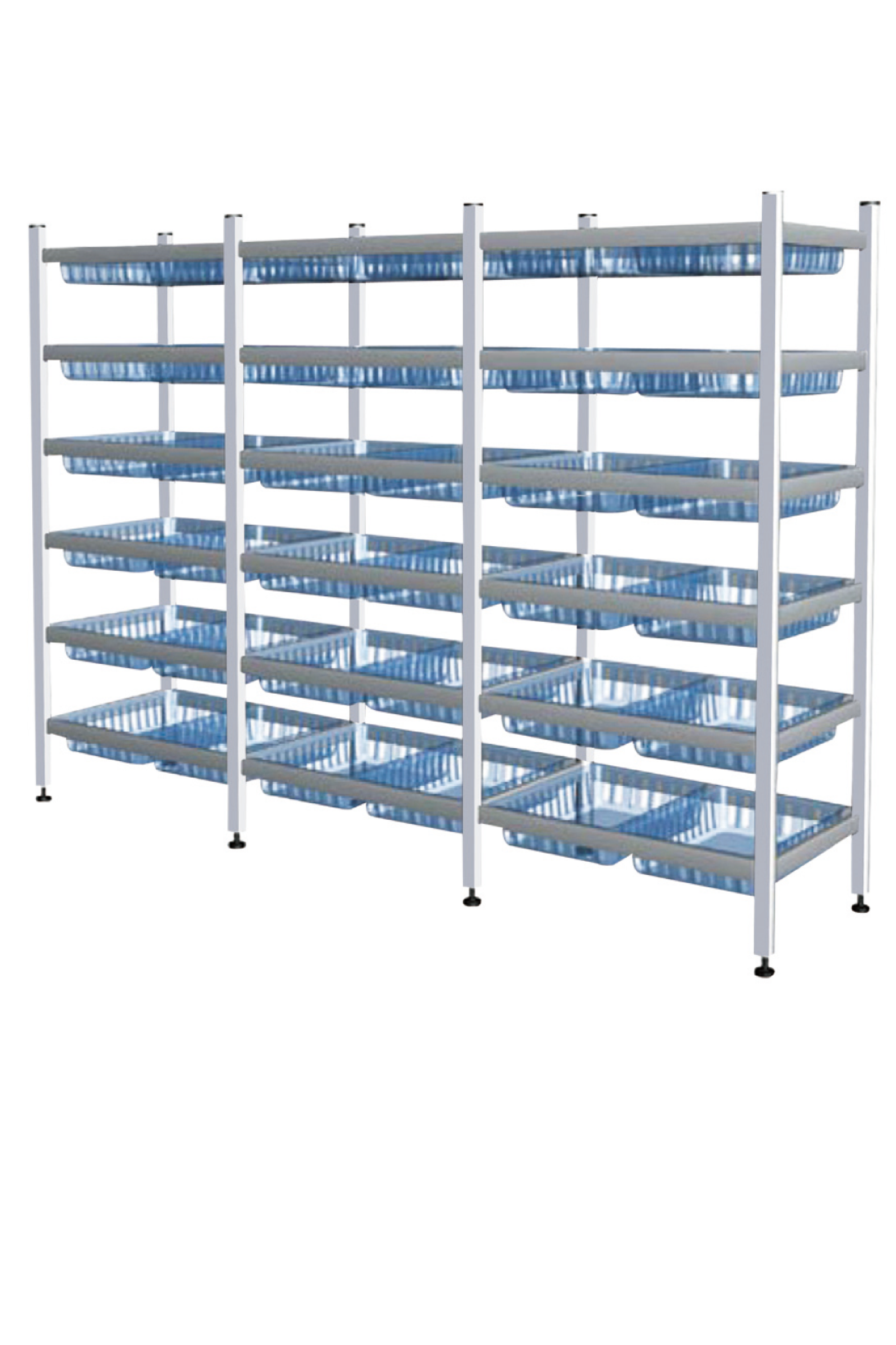 轻型铝合金货架（框架药盒式）